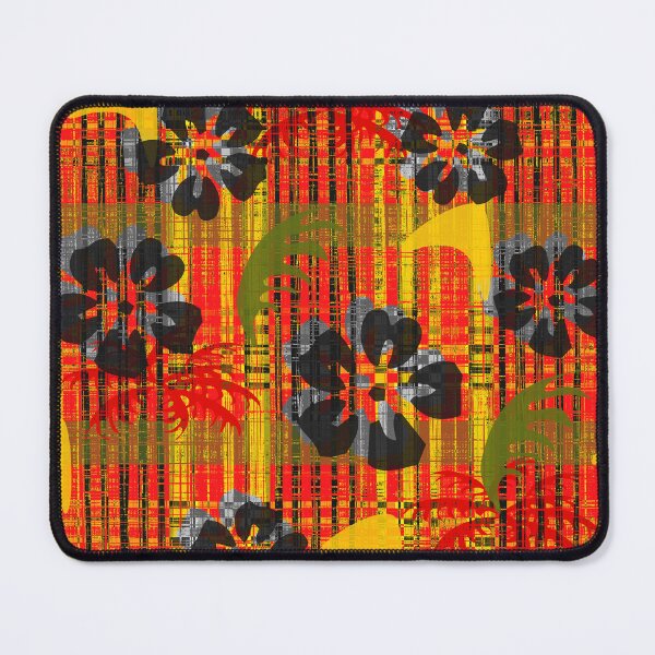 Item preview, Bright Tapa Island Cloth Orange Red Yellow Seamless Repeat designed and sold by Sharon Schwalbe.