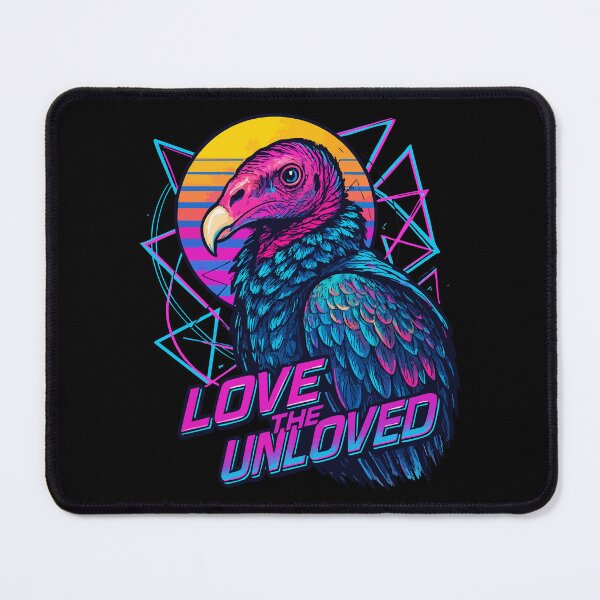 Item preview, Turkey Vulture Love The Unloved Retro Vaporwave designed and sold by TomFrontierArt.