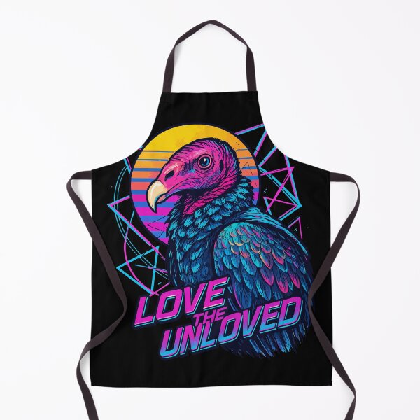 Item preview, Turkey Vulture Love The Unloved Retro Vaporwave designed and sold by TomFrontierArt.