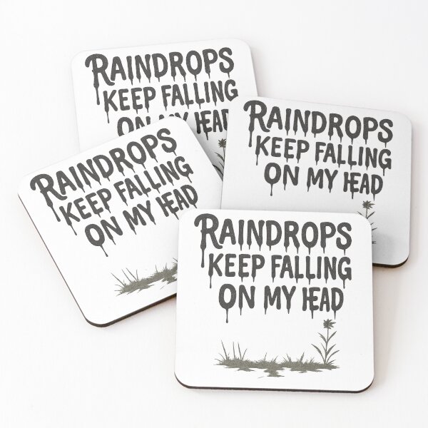 Item preview, Raindrops keep falling on my head designed and sold by BunnyMomMtl.