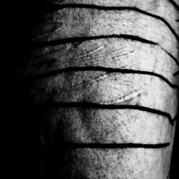 Artwork thumbnail, "Layered Silence – Abstract Noir Texture by Wyrazic