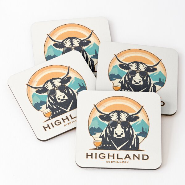 Item preview, Highland Distillery Cow – Cool Scottish Whisky Design designed and sold by SteadyRolling.