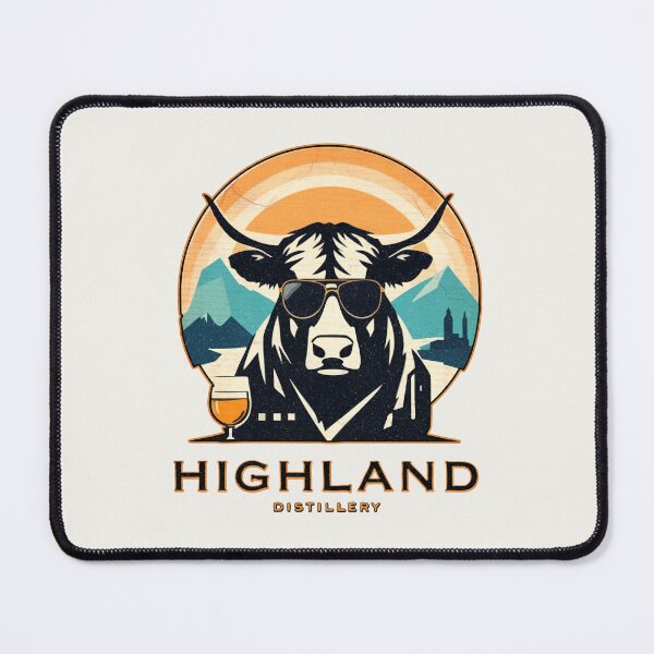 Item preview, Highland Distillery Cow – Cool Scottish Whisky Design designed and sold by SteadyRolling.