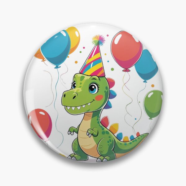 Item preview, Party Dino – Cute Kids Illustration designed and sold by BestZoneStore.
