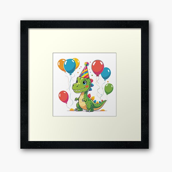 Item preview, Dino Fête – Illustration Mignonne pour Enfants designed and sold by BestZoneStore.