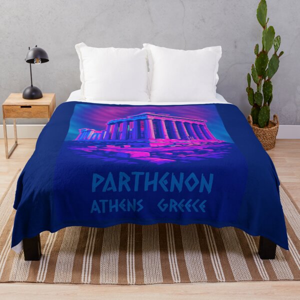 Item preview, Chillwave Parthenon – Retro Greek Temple Vaporwave Art designed and sold by donwillisjrart.