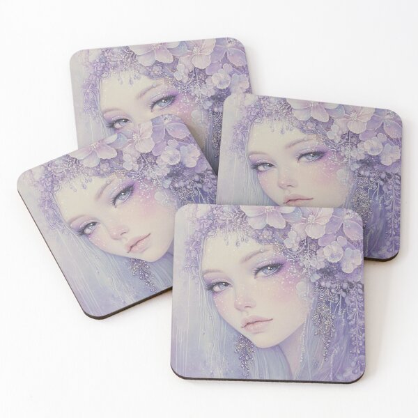 Item preview, A Dreamy Floral Portrait designed and sold by WhimsyWink.