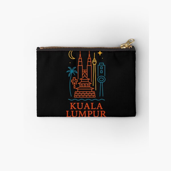 Item preview, Kuala Lumpur Neon Skyline Collection: Futuristic City Lights designed and sold by Design_Your_Day.