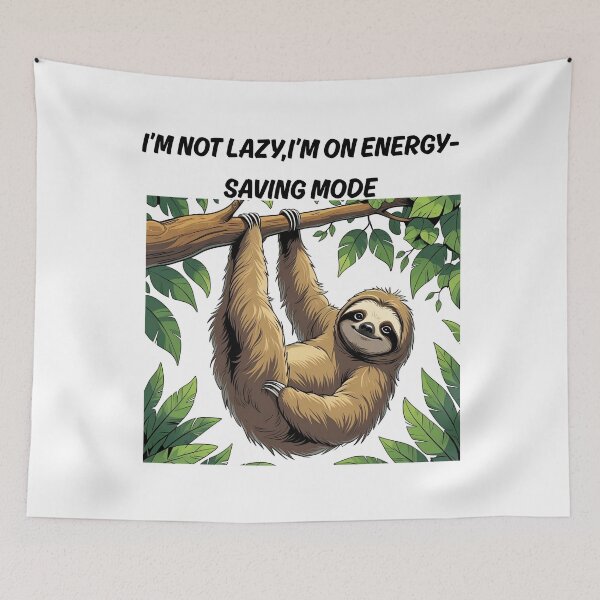 Item preview, I'm not lazy, i'm on energy saving mode designed and sold by Mollynqaa.
