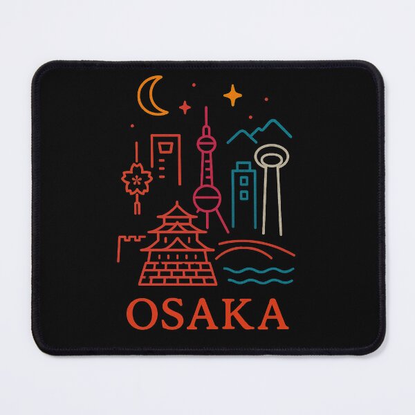Item preview, Osaka Neon Skyline Collection: Futuristic City Lights designed and sold by Design_Your_Day.