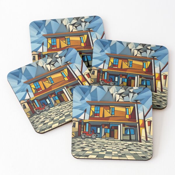 Item preview, Geometric Rayong Old Town Architecture designed and sold by PolyVision Siam Studio.