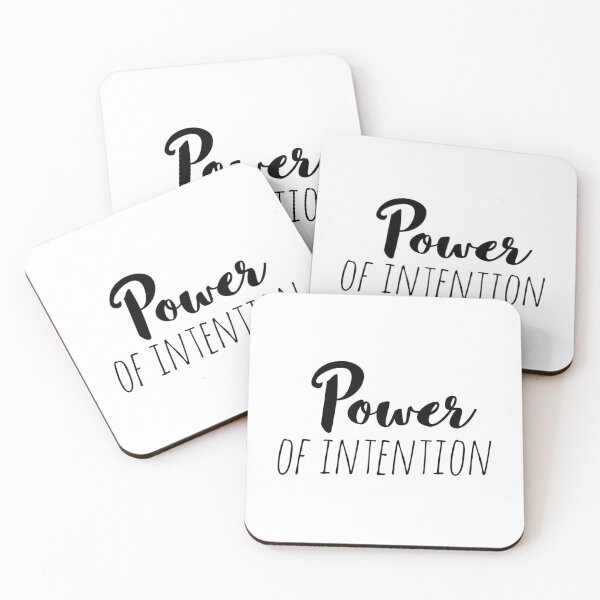 Item preview, Power of Intention – Affirmation – Focused Manifestation Typography designed and sold by Camila  Ardila.
