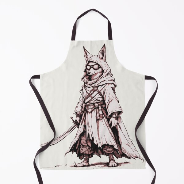Item preview, Desert Fox Ronin – Anthropomorphic Samurai Warrior Art designed and sold by SteadyRolling.