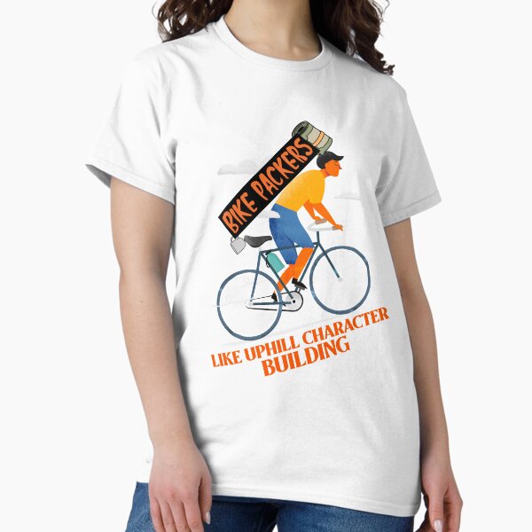 Item preview, bikepacker tee shirt designed and sold by Designoverdose.