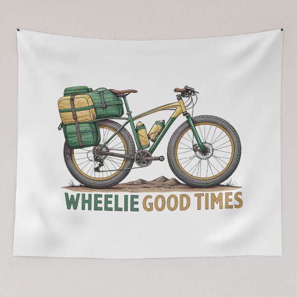 Item preview,  Bike packing T shirt  designed and sold by Designoverdose.