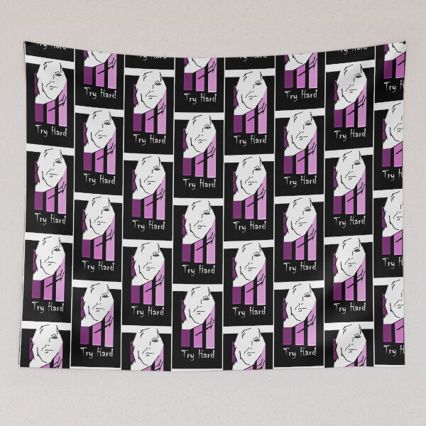 Item preview, try hard all the time designed and sold by IRBRANDTRADE.