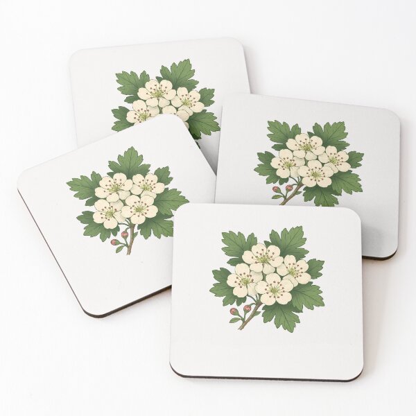 Item preview, hawthorn flower designed and sold by creativechaster.