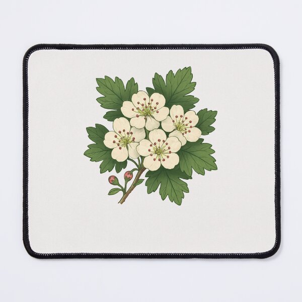 Item preview, hawthorn flower designed and sold by creativechaster.