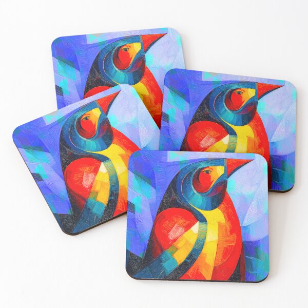 Item preview, Stained Glass Songbird designed and sold by BlueBunnyClub.