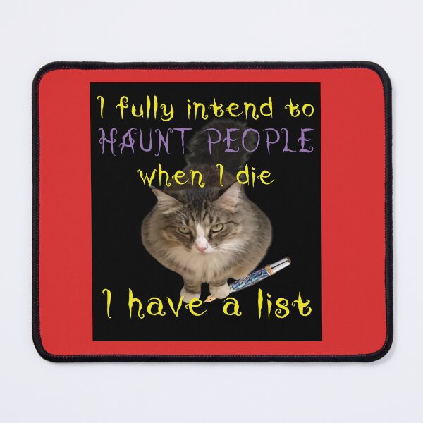 Item preview, Cat Haunting People Halloween designed and sold by StudioTanoshiiNeko.