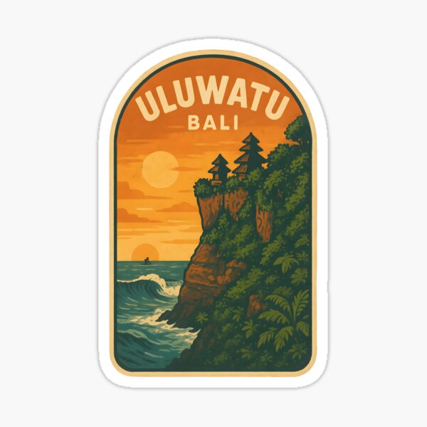 Aperçu de l'œuvre Uluwatu Bali Vintage créée et vendue par LoveLabDesign.