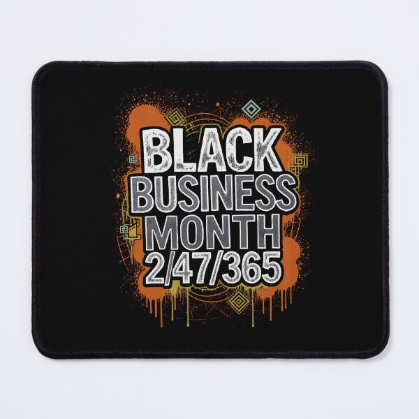 Item preview, BLACK BUSINESS MONTH 24/7/365 | Bold Activist Message Shirt designed and sold by AI-volution.