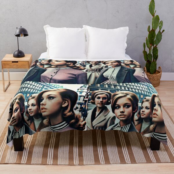 Item preview, City Girls in the Sixties – Retro 1960s Street Fashion Scene designed and sold by EmeraldeaArt.