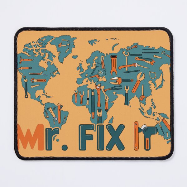 Item preview, Mr. Fix It Dad Daddy Father Best Dad Papa Repairman Handyman DIY designed and sold by UrbanStitchCreations.