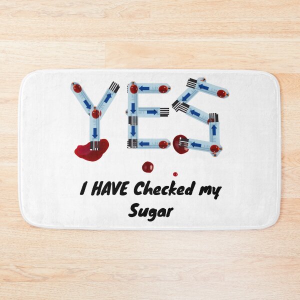 Item preview, YES – Blood Glucose Test Strip Art for Diabetes Awareness & Dark Humor designed and sold by noggull.