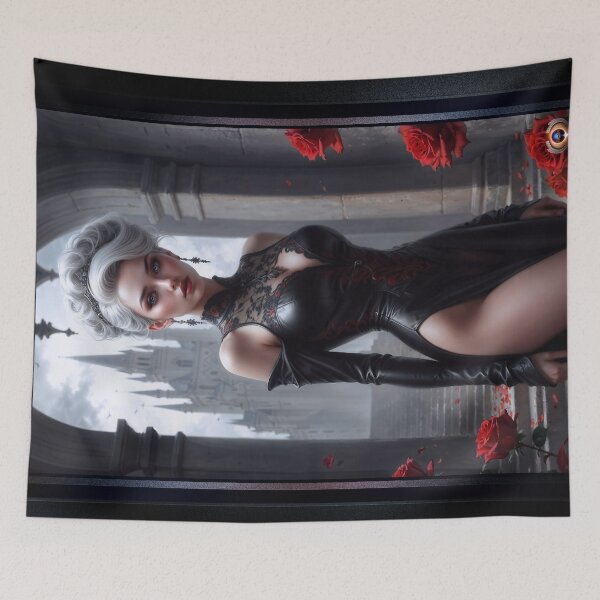 Item preview, A Romantic Gothic Vision Of Lady Vasalis Timeless Elegance Stunning AI Concept Art by Xzendor7 designed and sold by Xzendor7 Digital Art Creations.