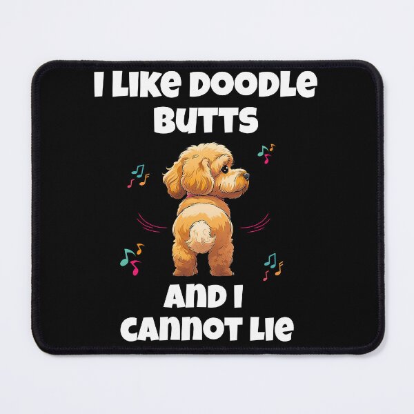 Item preview, I Like Doodle Butts – Funny Cartoon Goldendoodle Booty Design designed and sold by Fredster1966.