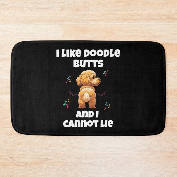 Item preview, I Like Doodle Butts – Funny Cartoon Goldendoodle Booty Design designed and sold by Fredster1966.