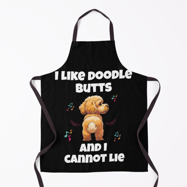 Item preview, I Like Doodle Butts – Funny Cartoon Goldendoodle Booty Design designed and sold by Fredster1966.