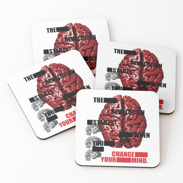Item preview, The Revolution Starts When You Change Your Mind designed and sold by AVSZ Design.