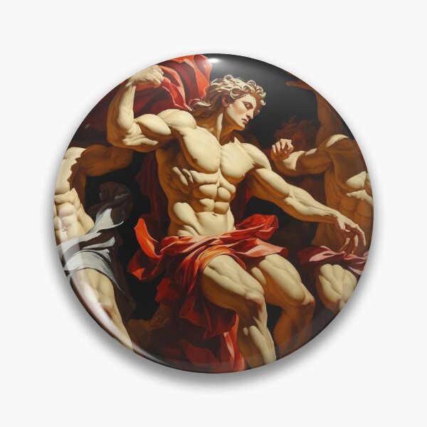Item preview, Dramatic Depiction of Mythological Figures designed and sold by Rue Market.