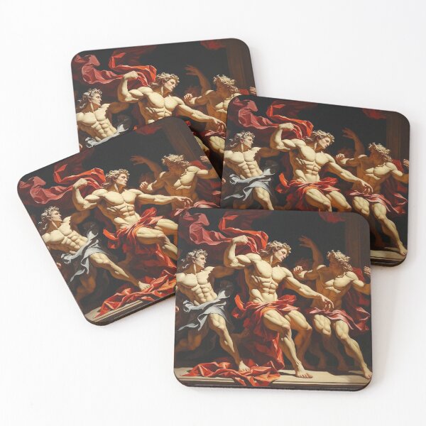 Item preview, Dramatic Depiction of Mythological Figures designed and sold by Rue Market.