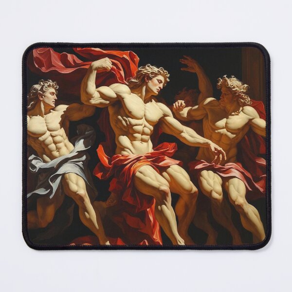 Item preview, Dramatic Depiction of Mythological Figures designed and sold by Rue Market.