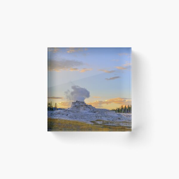 Item preview, Castle Geyser at Sunset, Yellowstone National Park, Wyoming designed and sold by Catherine Sherman.