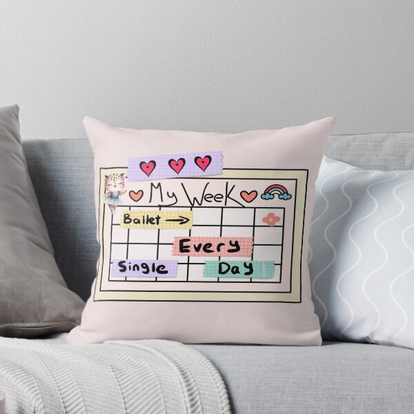 Item preview, Ballet Every Single Day Calendar Sticker designed and sold by Dance Vibes: Blingit Studios.