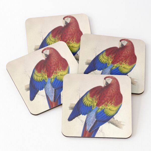 Item preview, Edward Lear's Parrots: Macrocercus Aracanga designed and sold by mariapopova.