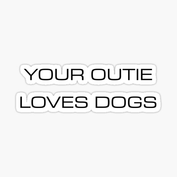 Artikel-Vorschau von Ihr Outie liebt Hunde, designt und verkauft von Bodelvern.