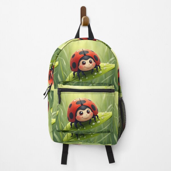 Item preview, Cute Ladybug Glow - A Charming Cartoon Face designed and sold by Felia001.