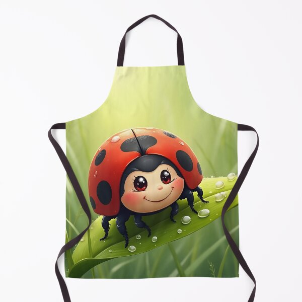 Item preview, Cute Ladybug Glow - A Charming Cartoon Face designed and sold by Felia001.