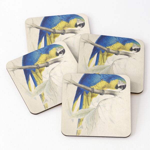 Item preview, Edward Lear's Parrots: Macrocercus Ararauna designed and sold by mariapopova.