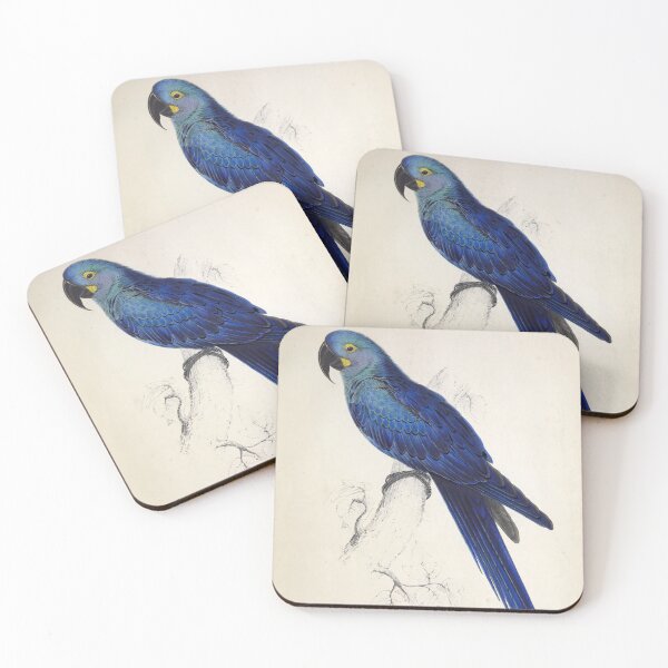 Item preview, Edward Lear's Parrots: Macrocercus Hyacinthinus designed and sold by mariapopova.