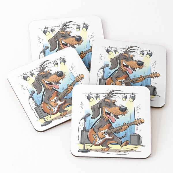 Item preview, Rocker Dachshund designed and sold by SweetMelodyCR.