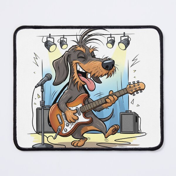 Item preview, Rocker Dachshund designed and sold by SweetMelodyCR.