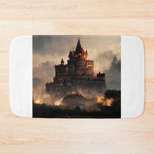Item preview, Enchanted Fortress in Twilight Mist designed and sold by Amr Siam.