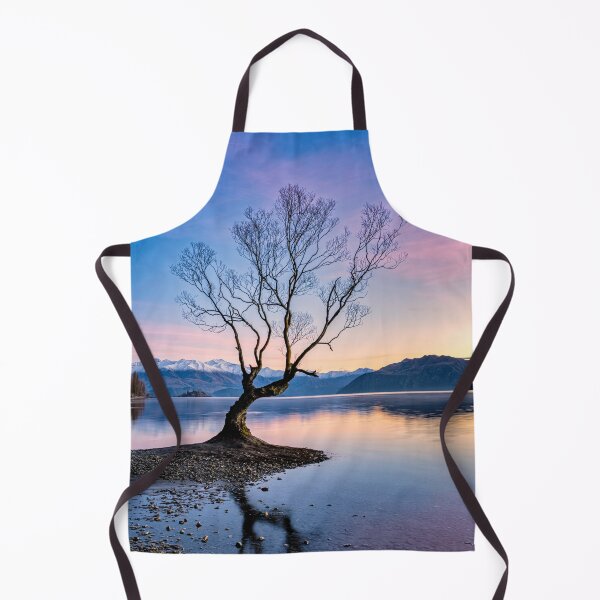 Item preview, That Wanaka Tree (portrait) sunrise designed and sold by Blue Wattle Photography.