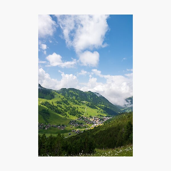 Item preview, View of Malbun, Liechtenstein  designed and sold by Blind Squirrel Photo Co..